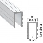 Aluminium Capping Channel for 7mm Panels (2mts)